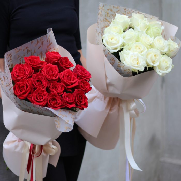 Букет красных роз купить в Бресте с бесплатной доставкой