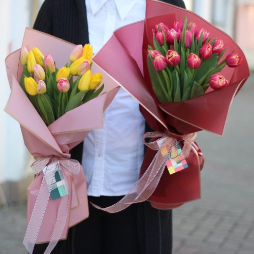 Букет тюльпанов к 8 марта купить в Бресте